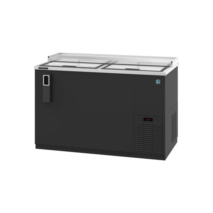 Hoshizaki CC50, Refrigerator, Two Section, Black Vinyl Back Bar