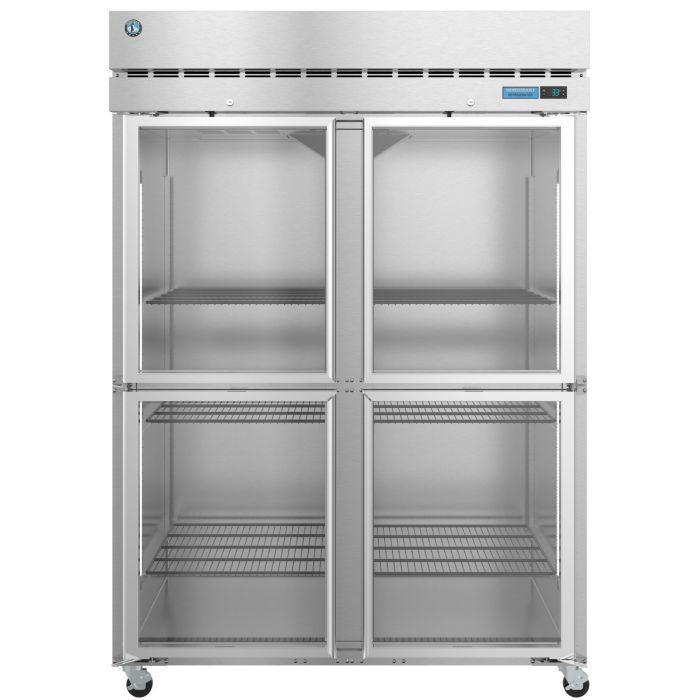 Hoshizaki R2A-HG, Refrigerator, Two Section Upright, Half Glass