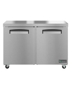 Hoshizaki EUF48A, Freezer, Two Section Undercounter, Stainless Doors