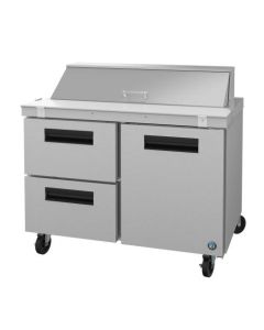 Hoshizaki SR48B-12D2, Refrigerator, Two Section Sandwich Prep Table, Drawer/Door Combo