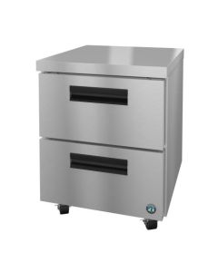 Hoshizaki UR27B-D2, Refrigerator, Single Section Undercounter, Stainless Drawers