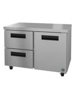 Hoshizaki UR48B-D2, Refrigerator, Two Section Undercounter, Drawer/Door Combo