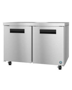 Hoshizaki UR48B, Refrigerator, Two Section Undercounter, Stainless Doors