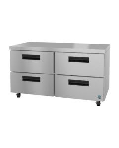 Hoshizaki UR60B-D4, Refrigerator, Two Section Undercounter, Stainless Drawers