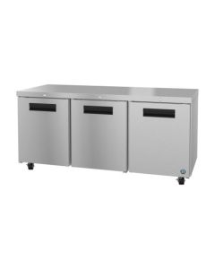 Hoshizaki UR72B-01, Refrigerator, Three Section Undercounter, Stainless Doors with Lock