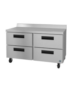 Hoshizaki WR48B-D4, Refrigerator, Two Section Worktop, Stainless Drawers
