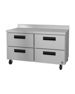 Hoshizaki WR60B-D4, Refrigerator, Two Section Worktop, Stainless Drawers