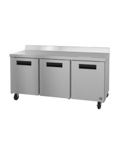Hoshizaki WR72B, Refrigerator, Three Section Worktop, Stainless Doors