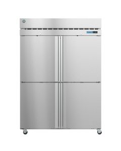Hoshizaki  F2A-HS, Freezer, Two Section Upright, Half Stainless Doors with Lock