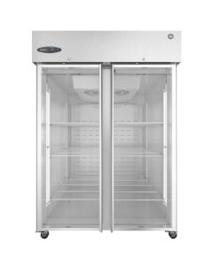 Hoshizaki  CF2S-FGE, Freezer, Two Section Upright, Full Glass Doors