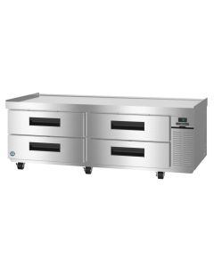 Hoshizaki CR72B Refrigerator, Two Section Chef Base Prep Table – Right Condenser