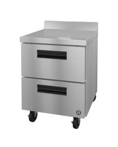 Hoshizaki CRMF27-WD, Freezer, Single Section Worktop, Stainless Drawers