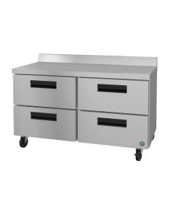 Hoshizaki CRMF48-WD4, Freezer, Two Section Worktop, Stainless Drawers