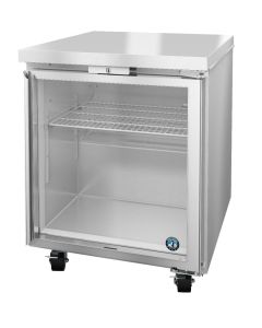 Hoshizaki CRMR27-GLP01, Refrigerator, Single Section Undercounter, Full Glass Door