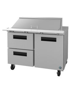 Hoshizaki CRMR48-18MD2, Refrigerator, Two Section Mega Top Prep Table, Drawer/Door Combo