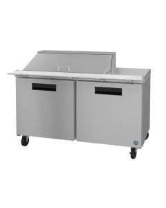 Hoshizaki CRMR60-18M, Refrigerator, Two Section Mega Top Prep Table, Stainless Doors