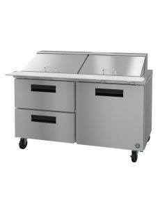 Hoshizaki CRMR60-24MD2, Refrigerator, Two Section Mega Top Prep Table, Drawer/Door Combo
