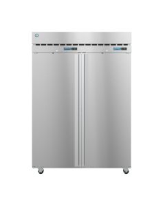 Hoshizaki DT2A-FS, Refrigerator and Freezer, Two Section Dual Temp Upright, Full Stainless Doors with Lock