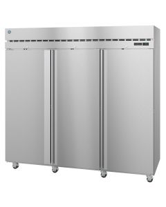 Hoshizaki F3A-FS Freezer, Three Section Upright, Full Stainless Doors with Lock 