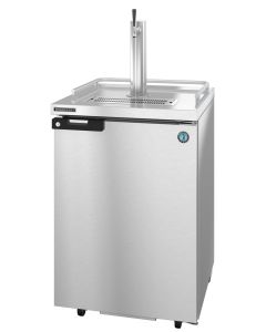 Hoshizaki HDD-1-24-S  Refrigerator, Single Section, Stainless Steel Back Bar Direct Draw, Solid Door