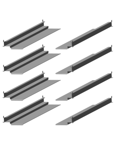 Hoshizaki HS-3558 S/S Bottom Support Universal Pan Slides (4 prs.)