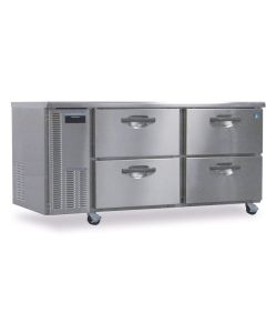 Hoshizaki HWF68A-D Freezer, Two Section Worktop, Stainless Drawers