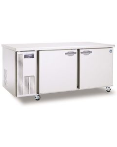 Hoshizaki HUR68A Refrigerator, Two Section Undercounter, Stainless Doors with Lock