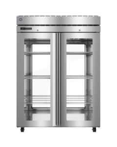 Hoshizaki PT2A-FGE-FGE Refrigerator, Two Section Pass-Thru Reach-In, Full Glass Doors with Locks 
