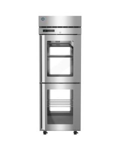 Hoshizaki PTF1A-HGE-HGE Freezer, Single Section Pass Thru Upright, Half Glass Doors with Lock 