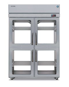 Hoshizaki PTR2SSB-HGHG Refrigerator, Two Section Pass Thru Upright, Half Stainless Doors with Lock