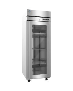 Hoshizaki R1A-FGE Refrigerator, Single Section Reach-In, Full Glass Door with Lock 