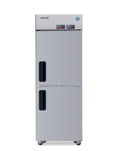 Hoshizaki RFH1-SSB-HSE Refrigerator and Freezer, Single Section Dual Temp Upright, Half Stainless Doors with Lock