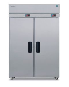 Hoshizaki RFH2-SSB Refrigerator and Freezer, Two Section Dual Temp Upright, Full Stainless Doors with Lock