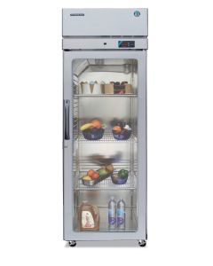 Hoshizaki RH1-SSE-FG Refrigerator, Single Section Upright, Full Glass Door with Lock