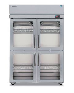 Hoshizaki RH2-SSE-HG Refrigerator, Two Section Upright, Stainless Doors with Lock