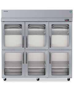Hoshizaki RH3-SSB-HG Refrigerator, Three Section Upright, Stainless Doors with Lock