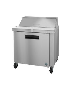 Hoshizaki SR36A-10, Refrigerator, Single Section Sandwich Prep Table, Stainless Door