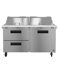 Hoshizaki SR60A-24MD2, Refrigerator, Two Section Mega Top Prep Table, Drawer/Door Combo