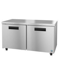 Hoshizaki UF60A-01 Freezer, Two Section Undercounter, Stainless Doors with Lock-REPLACED