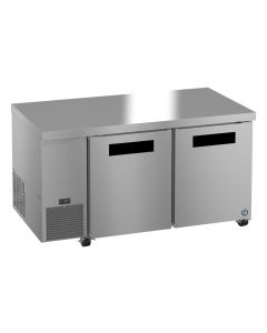 Hoshizaki ULR60B Side Mount Refrigerator, Two Section Undercounter, Stainless Doors