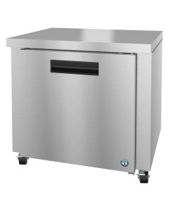 Hoshizaki UR36A, Refrigerator, Single Section Undercounter, Stainless Door
