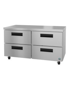 Hoshizaki UR60A-D4, Refrigerator, Two Section Undercounter, Stainless Drawers