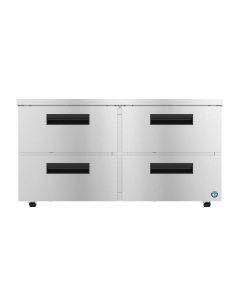 Hoshizaki UR60B-LPD4 Low Profile Refrigerator, Two Section Undercounter, Stainless Drawers