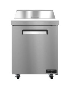 Hoshizaki VSR27A-8 Refrigerator, Single Section Sandwich Prep Table, Stainless Door