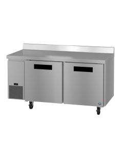 Hoshizaki WLF67B Side Mount Freezer, Two Section Worktop, Stainless Doors