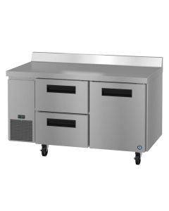 Hoshizaki WLR60B-D2 Side Mount Refrigerator, Two Section Worktop, Drawer/Door Combo