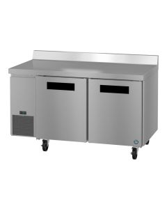 Hoshizaki WLR60B Side Mount Refrigerator, Two Section Worktop, Stainless Doors
