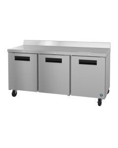 Hoshizaki WR72A-01, Refrigerator, Three Section Worktop, Stainless Doors with Lock