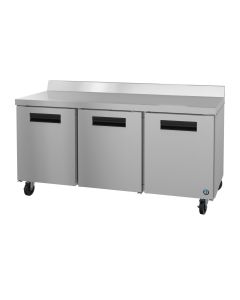 Hoshizaki WR72A, Refrigerator, Three Section Worktop, Stainless Doors
