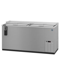 Hoshizaki CC65-S, Refrigerator, Two Section, Stainless Steel Back Bar Bottle Cooler, Slide Top Doors